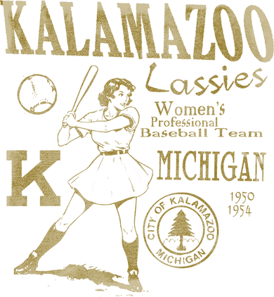 Kalamazoo Lassies Professional Women Baseball Team Women's Sweatshirt
