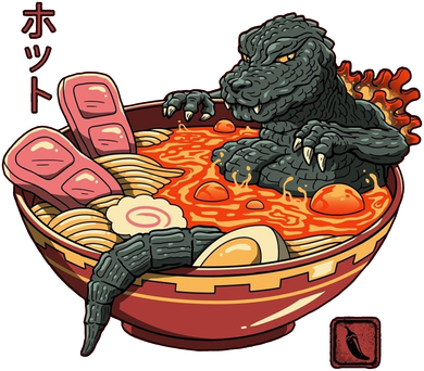 Kaiju Lava Ramen Coaster