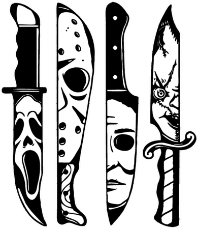 Knives Machete Horror Movies Halloween Toddler Hoodie