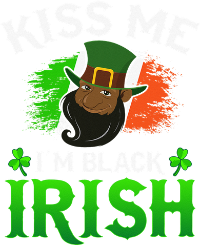 Kissing Me I'm Black Irish Ireland Flag St Patricks Day Coaster