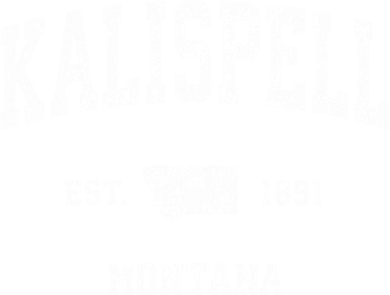 Kalispell Montana Mt Vintage Athletic Sports Design Cute Gift Apron
