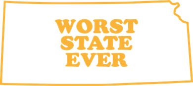 Kansas State Worst State Ever Kids Long Sleeve Shirt