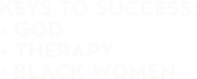 Keys To Success God Therapy Black Women Women's Hoodie