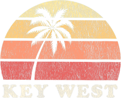 Key West Fl Vintage 70s Retro Bucket Hat