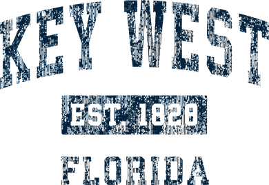 Key West Florida Fl Vintage Sports Design Bucket Hat