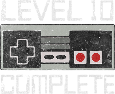 Level 10 Complete 10 Year 10th Wedding Anniversary For Him Button