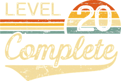 Level 20 Complete Vintage 20th Wedding Anniversary Hat