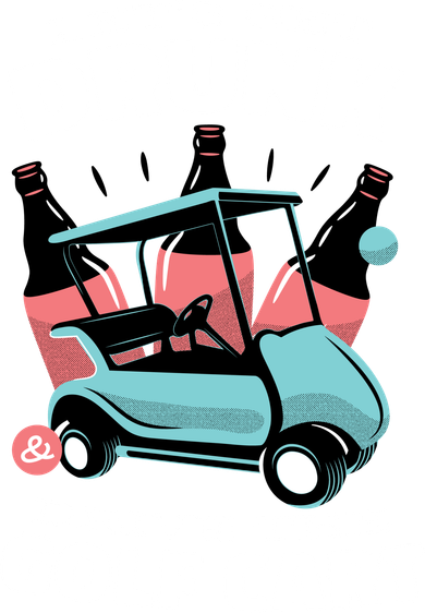 Let's Get Drunk Golf Cart Doddie Hoodie