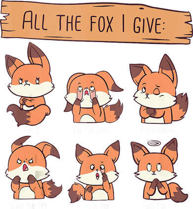 Look At All The Fox I GIve Funny Red Foxes No Fox Given Button