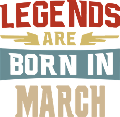 Legends Are Born In March Date Of Birth Birthday 1 Women's Hoodie