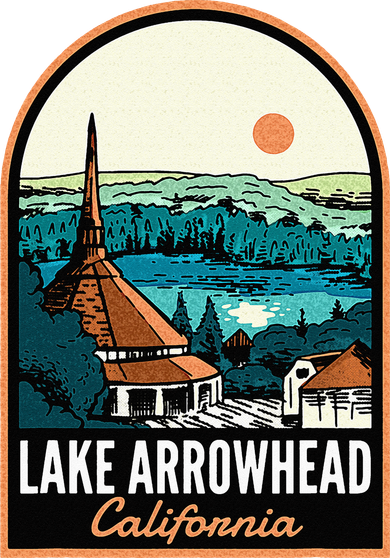 Lake Arrowhead California Vintage Women's T-Shirt