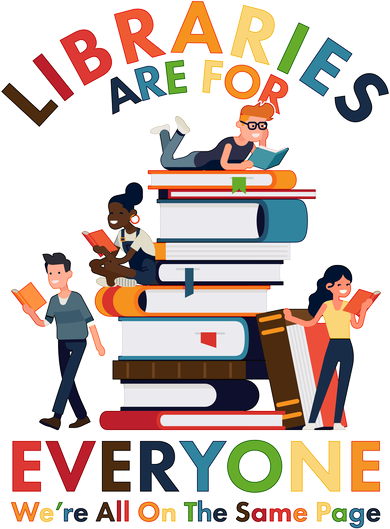 Libraries Are For Everyone Were All One The Same Page Kids Hoodie