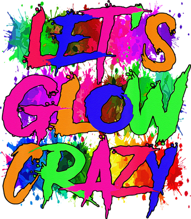 Lets A Glow Crazy Retro Colorful Tie Dye Kids Sweatshirt