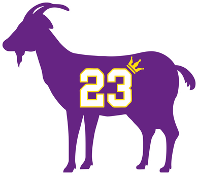 King LA Bron The Goat 23 Basketball Coaster