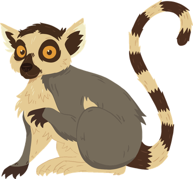 Lemur Animal Beanie