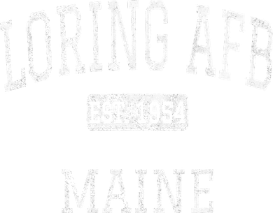 Loring Afb Maine Me Vintage Golf Towel