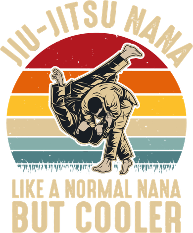Like A Normal Nana But Cooler Jiu Jitsu Nana Funny Vintage Toddler Sweatshirt