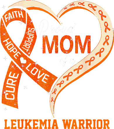 Leukemia Awareness Proud Mom Of A Leukemia Warrior Long Sleeve Shirt