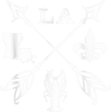 Louisiana arrow t shirt New Orleans Mardi Gras Tshirt Backpack
