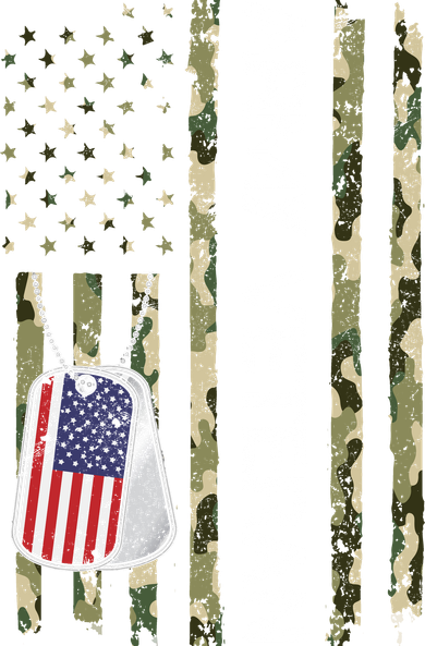 Love ARMY Veteran American Flag TShirt Women's T-Shirt