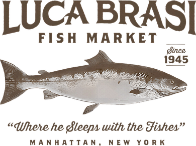 Luca Brasi Fish Market Est 1945 Fishing Toddler Sweatshirt