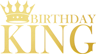 Gold Birthday King Limited Edition Kids Long Sleeve Shirt