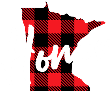 Lumberjack Buffalo Plaid Minnesota Home State Cute Gift Back Gift Toddler Hoodie
