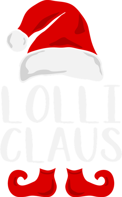 Lolli Claus Christmas Grandma Santa, Funny Santa, Christmas Lights, Cute Christm Toddler Hoodie
