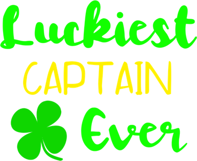 Luckiest Captain Ever St Patrick's Day Irish Boat Boating Cute Gift Mousepad