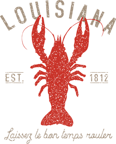 Louisiana Crawfish Laissez Le Bon Temps Rouler Polo