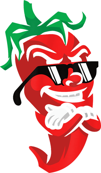 Lazy Cool Red Chili Pepper Mexican Spicy Hot Food Lover Polo