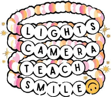 Lights Camera Teach Smile T-Shirt