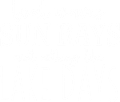Lake Days Boat Waves Sun Rays Love Tee Gift Kids T-Shirt