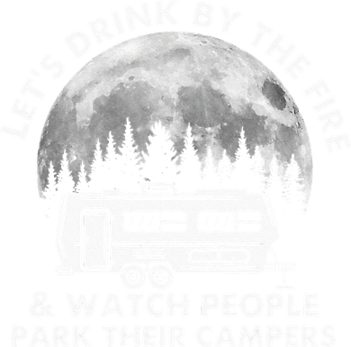 Let's Drink By The Fire And Watch People Park Their Campers Kids Long Sleeve Shirt