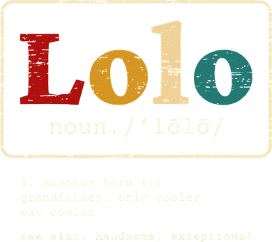 Lolo Definition Filipino Grandpa For A Pinoy Baby Bodysuit
