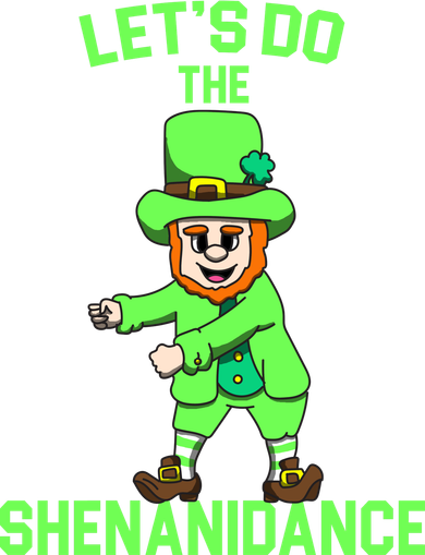 Let's Do The Shenanidance Funny St. Pattys Day Doggie Tank