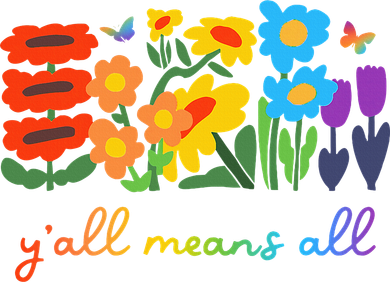 Lgbtq Diversity YAll Pride Means All Flower Kids T-Shirt