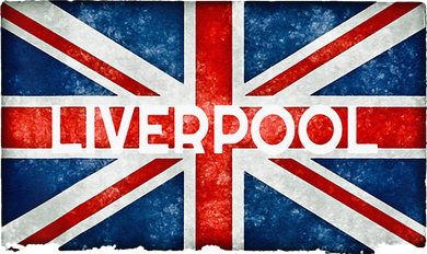 Liverpool England UK Flag . And Souvenir Kids Long Sleeve Shirt