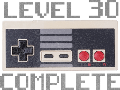 Level 30 Complete Retro Gamer 30th Birthday Bucket Hat