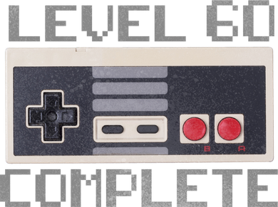 Level 60 Complete Retro Gamer 60th Birthday Bucket Hat