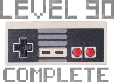 Level 90 Complete Retro Gamer 90th Birthday Bucket Hat