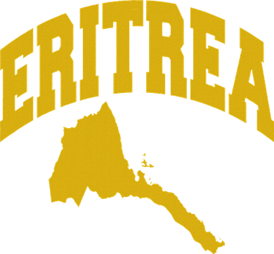 Love Eritrea With Eritrean Map Eritrea Pride T-Shirt