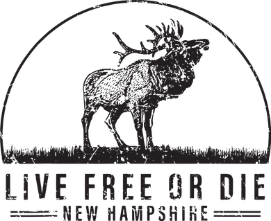Live Free Or Die New Hampshire Nature Vintage Baby Bodysuit