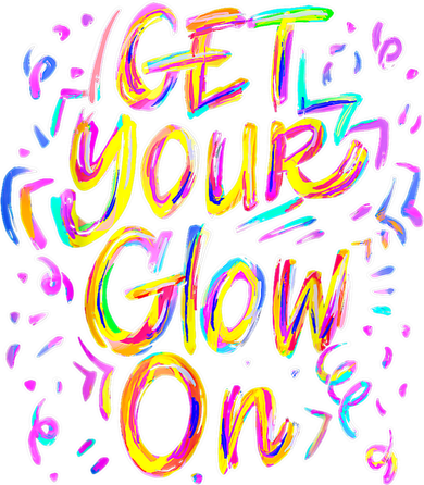 Let's Glow Crazy Glow Party 80s Retro Costume Party Lover Kids Sweatshirt