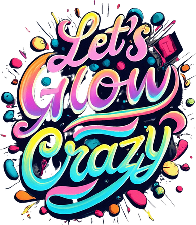 Let's Glow Crazy Kids Sweatshirt