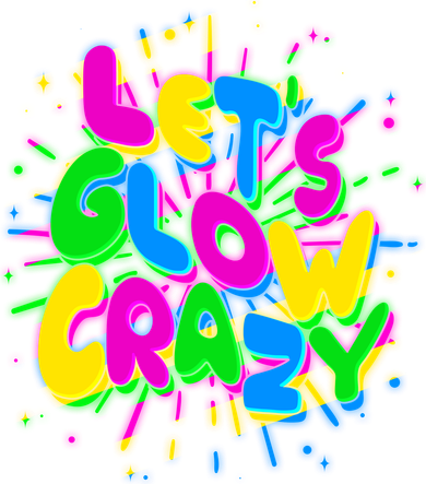 Lets Glow Crazy Kids Sweatshirt