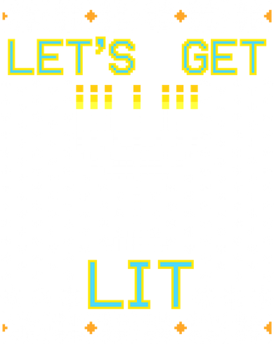 Let's Get Lit Funny Hanukkah Ugly Kids Sweatshirt