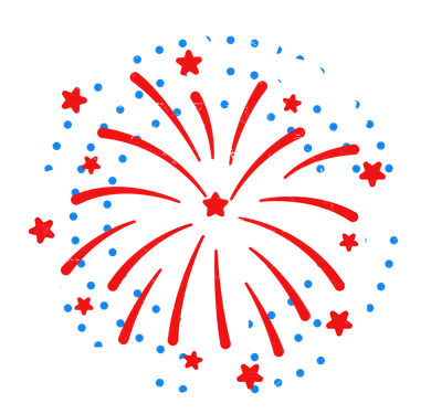 Let's Get Lit Memorial Day 4th of July Fireworks Tank Top