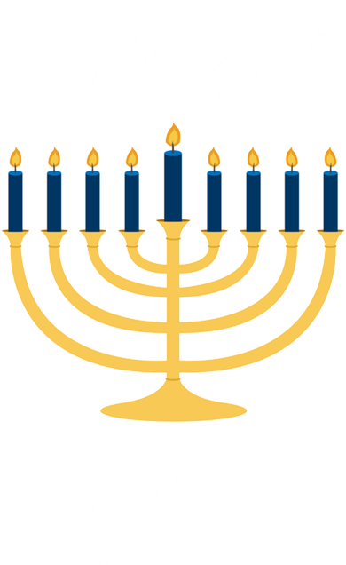 Let's Get Lit Funny Hanukkah Menorah Candles Jewish Gift Baby Bodysuit