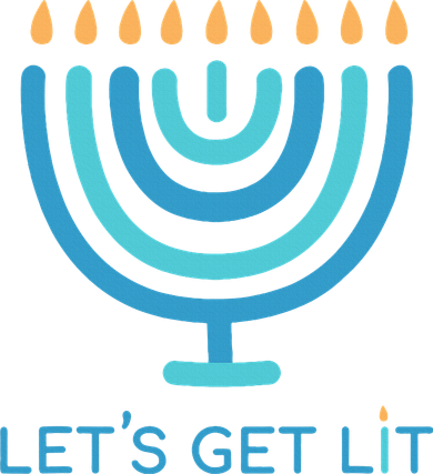 Let's Get Lit Menorah Jewish Funny Ugly Hanukkah Jew  Toddler Hoodie